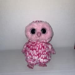 Ty Beanie Boos ビーニーブーズ フクロウ ぬいぐるみ ピンク - メルカリ