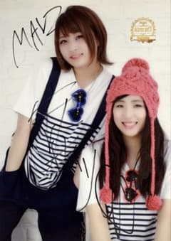 レア】安納サオリ まなせゆうな ポートレート アクトレスガールズ