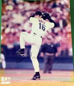 MLB 野茂英雄 直筆サインPhoto 大谷翔平、山本由伸 - メルカリ