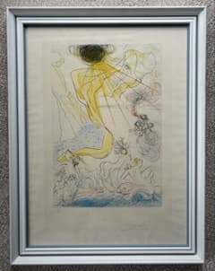 サルバドール・ダリ銅版画エッチング 『ビーナスの大勝利』1971年ダリ