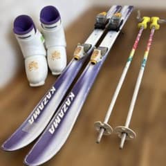 子供用スキー3点セット スキー板120cm ブーツ21cm〜22cm - メルカリ
