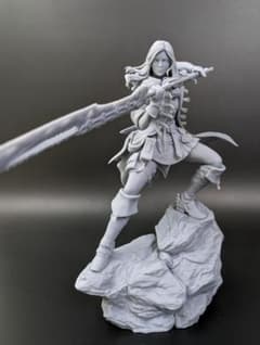 モンスターハンターワイルズ 女性ハンター フィギュア 240mm【未塗装