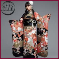 SALE中☆振袖フルセット(7点)成人式・高級古典柄・金彩加工・モード