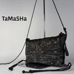 希少】美品TaMaSHaイッセイミヤケ ショルダーバッグ 刺繍 - メルカリ