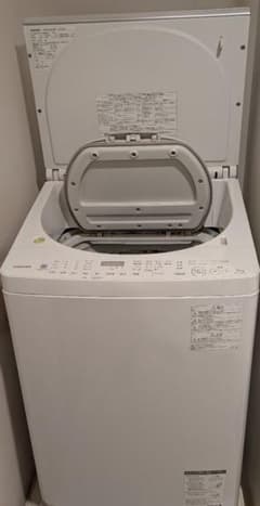 洗濯機 東芝 10kg 洗濯乾燥機 AW-10SV7 白 TOSHIBA 中古 - メルカリ