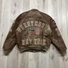 90s USA製 GERRY Cosby レザースタジャン ジェリーコスビー - メルカリ