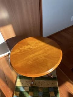 横浜ダニエル 丸テーブル サイド 60㎝ 机 クラッシック リビング