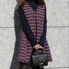 Apuweiser-riche ツイードフレアジャンスカ - メルカリ