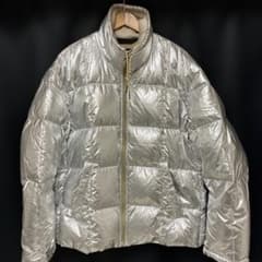 DIESEL W-OLF シルバー ダウンジャケット L - メルカリ