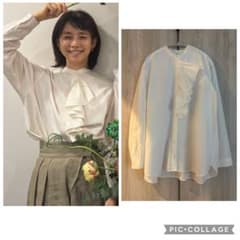 A&S 2025 zanini ブラウス 石田ゆり子 アーツ＆サイエンス - メルカリ