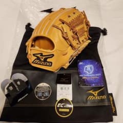 希少】ミズノプロ 軟式 ノースアメリカンステアハイド サイズ9