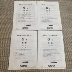 2026年最新】sapix 入室テストの人気アイテム - メルカリ