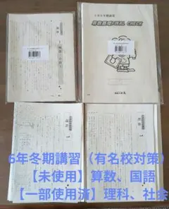 2026年最新】四谷大塚 冬期講習 4年の人気アイテム - メルカリ