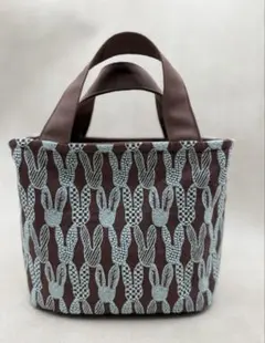 ミナペルホネン＊パッチギャザポケファスナートートL✂️ハンドメイド