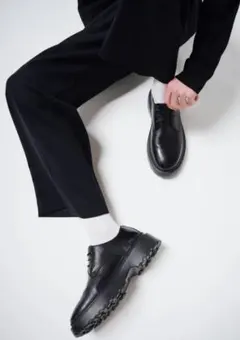 美品 FILLIN 7センチUP / UNOS ダービー シューズ 27 黒 - メルカリ