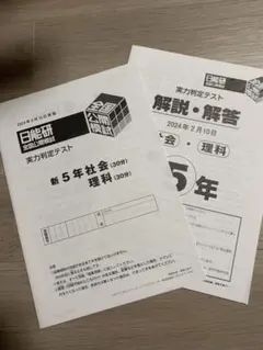 2026年最新】日能研 5年 公開模試の人気アイテム - メルカリ