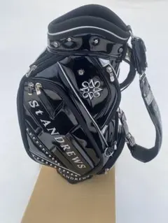 St Andrews 黒 キャディバッグ スコットランド - メルカリ
