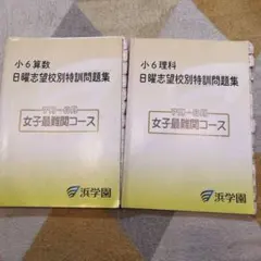 2026年最新】浜学園 小6 志望校別特訓問題集の人気アイテム - メルカリ
