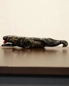 1950'sBLACKPANTHER ブラックパンサー 陶器 置物 オブジェ - メルカリ