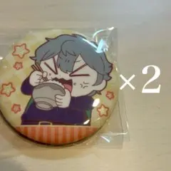 あんスタ プロセカ コラボ ぱしゃっつ ホログラム缶バッジ 青柳冬弥