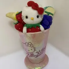 当時物】ハローキティ パフェ ドール 大 サンリオ 2000年代 平成レトロ