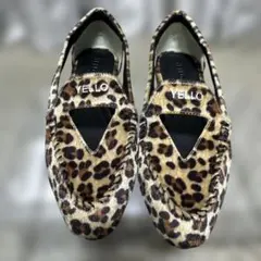 新品未開封！YELLO ヒョウ柄 ローファーS - メルカリ
