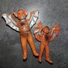 初期バンダイ/タカトク/コウモリ男 ソフビ セット - メルカリ