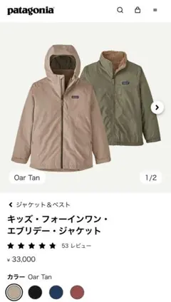 2026年最新】パタゴニアキッズ キッズ・フォーインワン・エブリデー