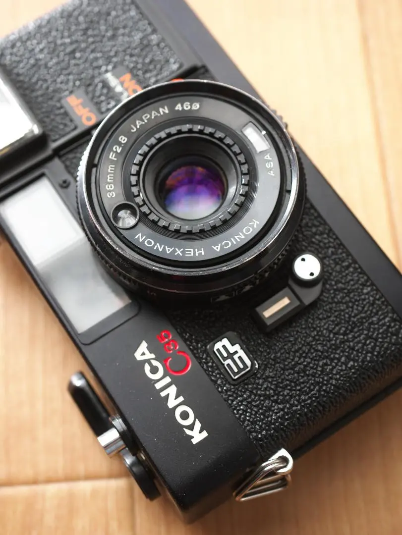 444- KONICA コニカ C35EF ピッカリコニカ 分解整備済完動美品492