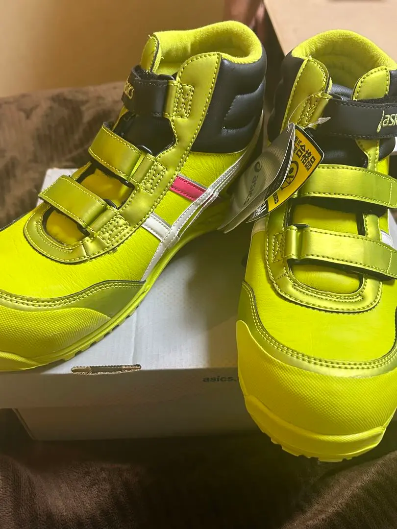 asics 安全靴 FIS53S グリーン 未使用28cm ウィンジョブ 53s