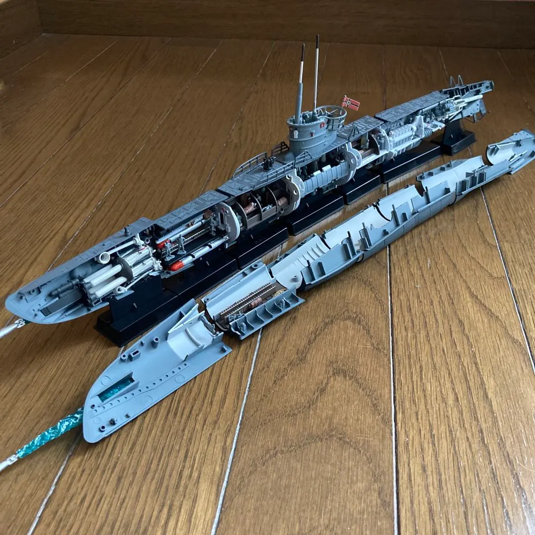 塔爾加高密度模型U型潛艇迷彩模型1/144潛水艇內部構造‐ Mercari 日本