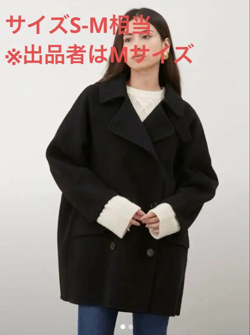 2026年最新】milaowen 衿ストラップハーフ丈リバーpコートの人気