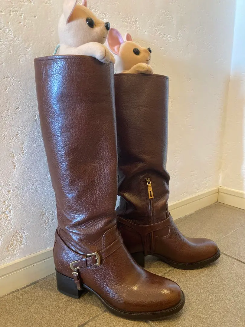 2026年最新】PRADA カラー：ブラウン系 ロングブーツの人気アイテム