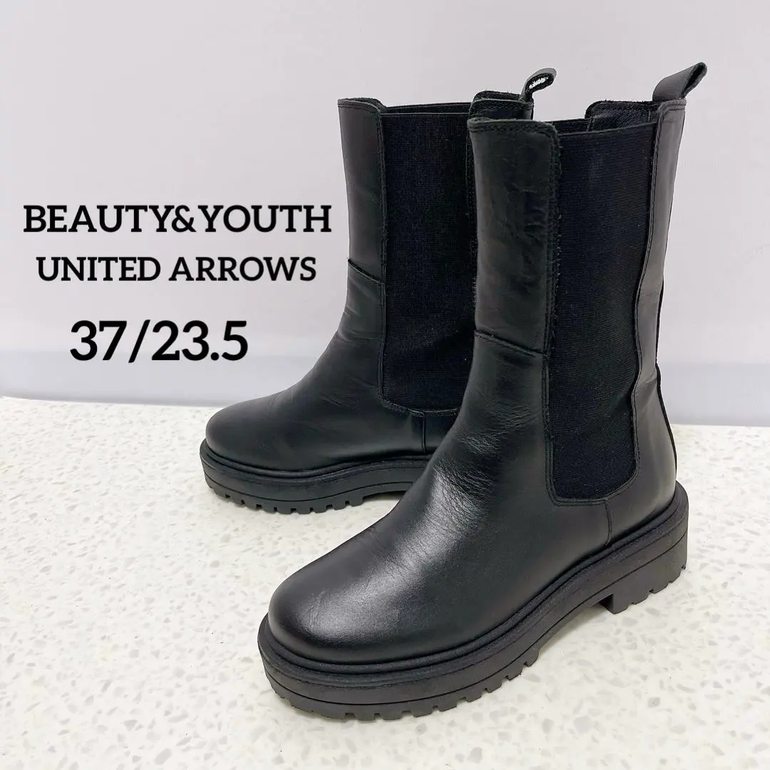 2026年最新】BEAUTY&YOUTH UNITED ARROWS 素材：本革 サイドゴアブーツ