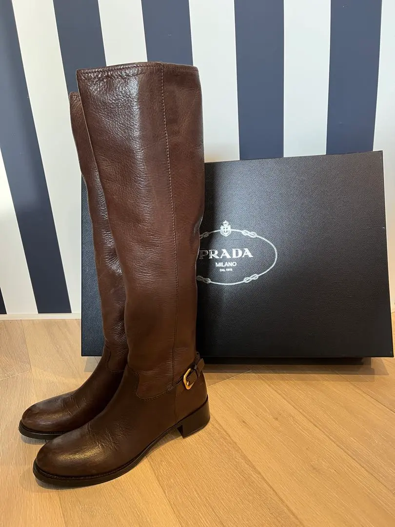 2026年最新】PRADA カラー：ブラウン系 ロングブーツの人気アイテム