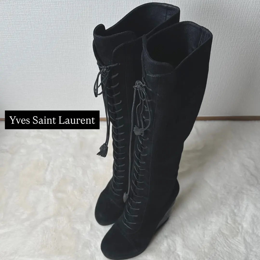 2026年最新】Yves Saint Laurent ロングブーツの人気アイテム - メルカリ