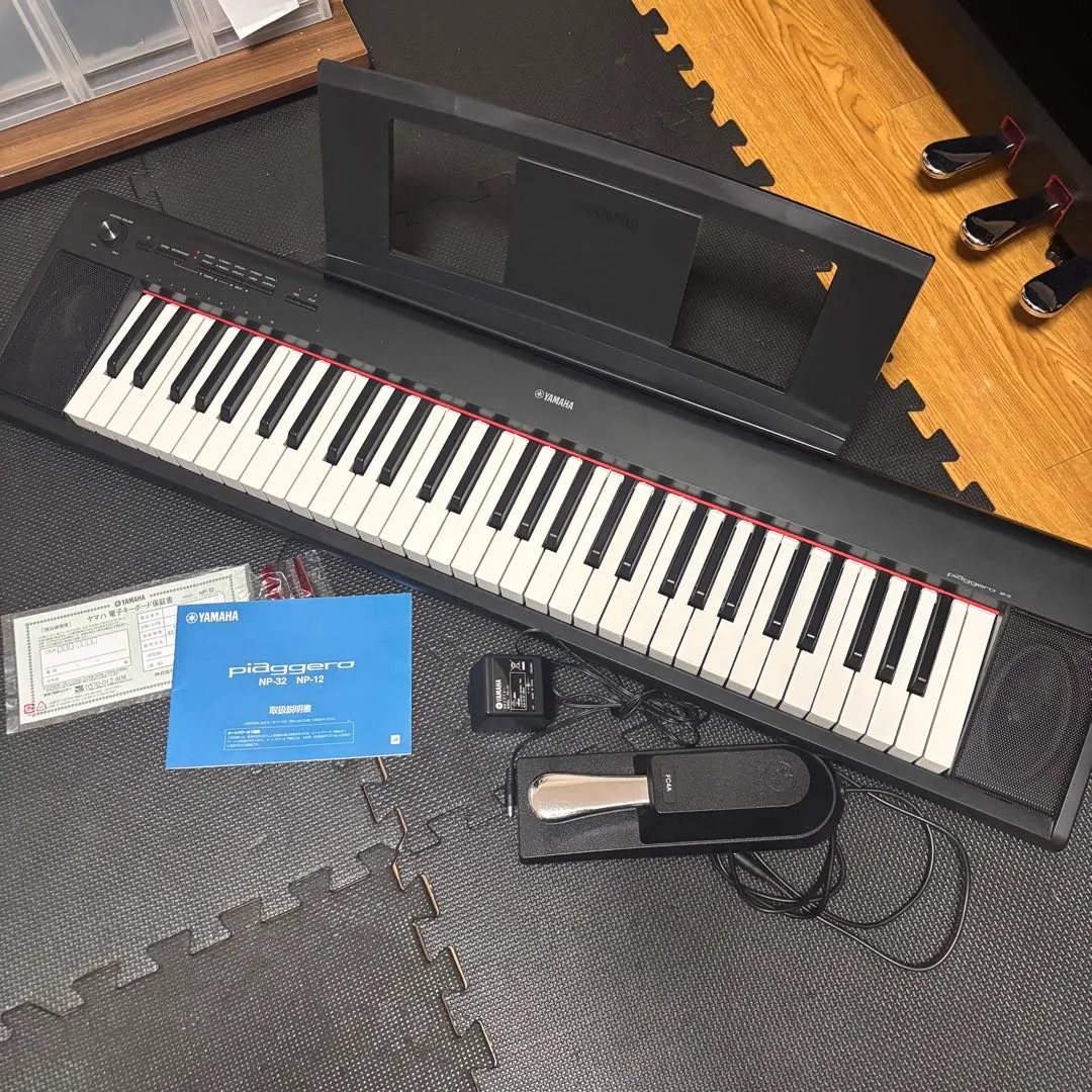 2026年最新】ヤマハ YAMAHA 電子キーボード piaggero ブラック NP-12B