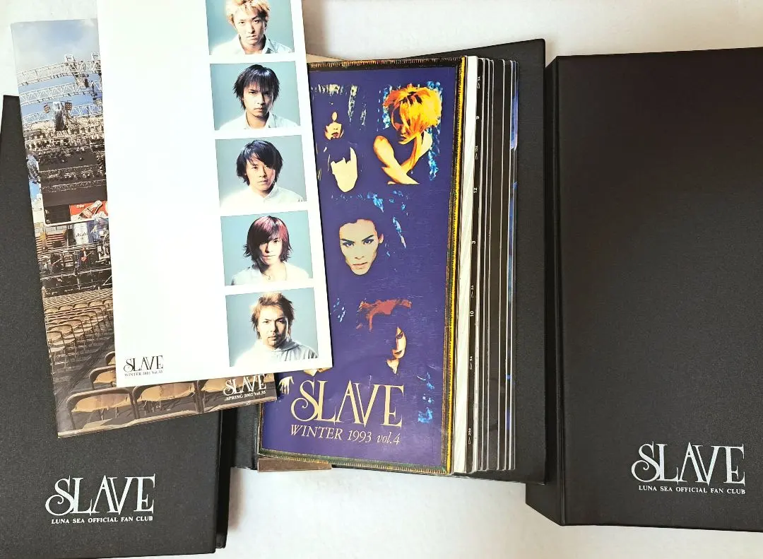 LUNA SEA SLAVE会報とファイル LUNA SEA SLAVE会報 33冊セット&etc.