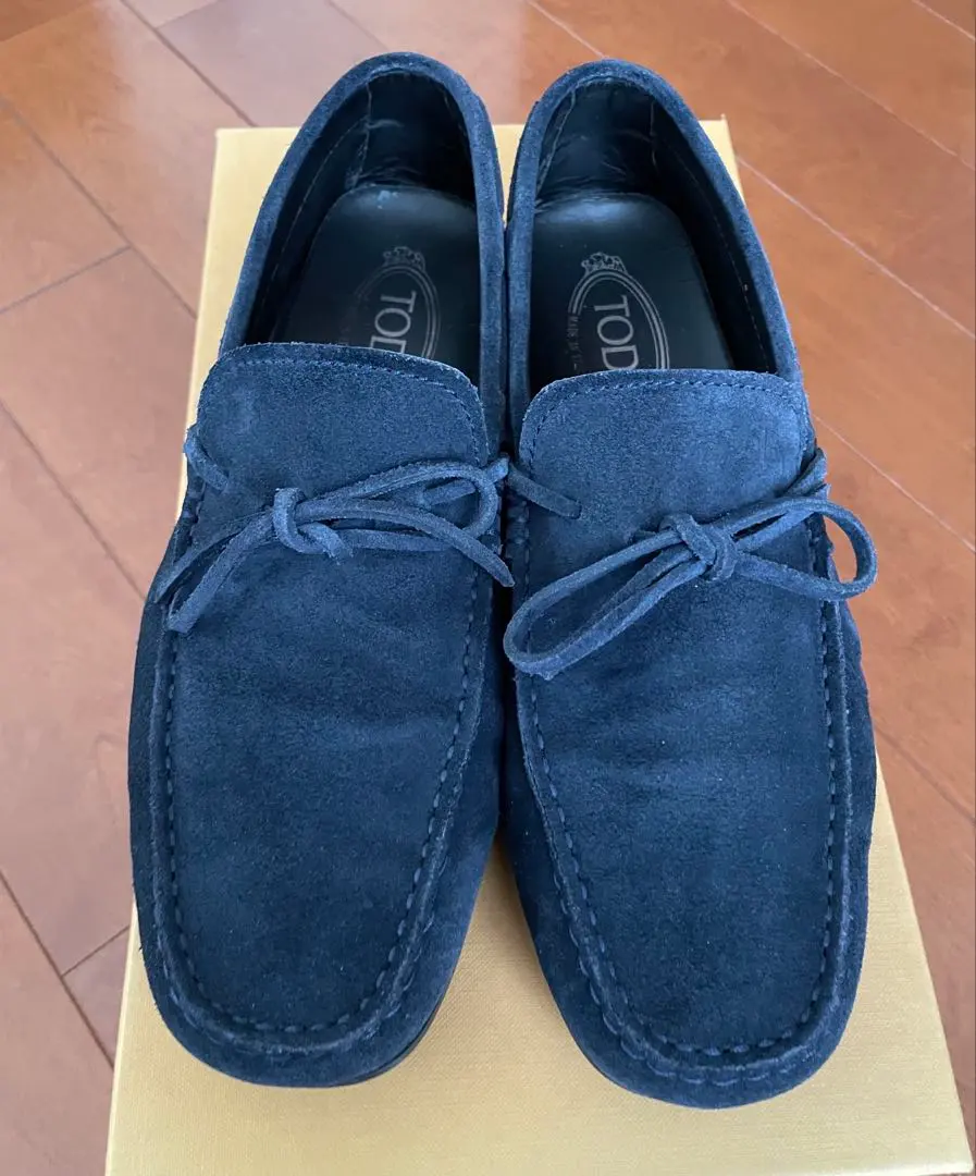 2026年最新】Tod's カラー：ネイビー系 モカシン・デッキシューズの