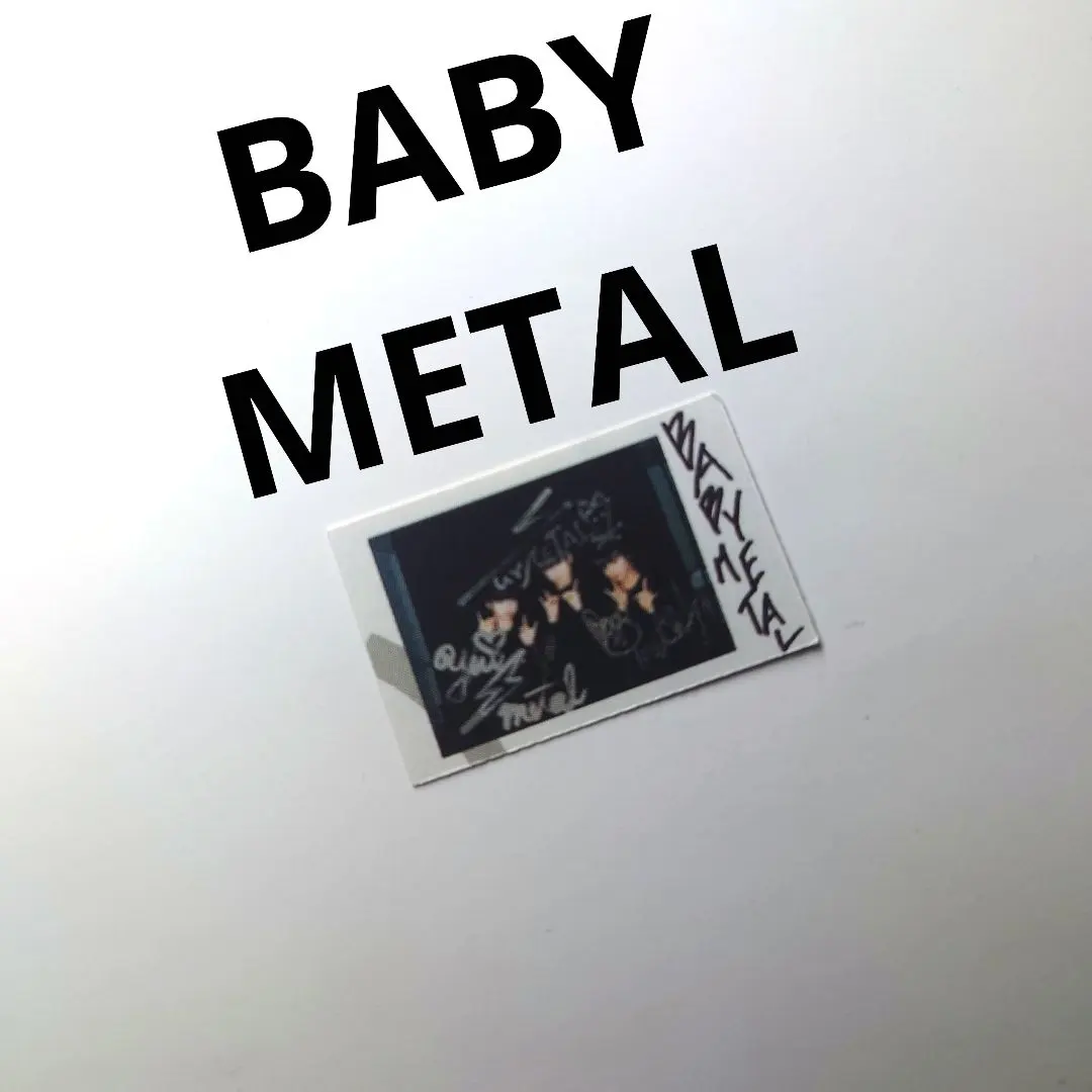 2026年最新】babymetal 直筆サインの人気アイテム - メルカリ