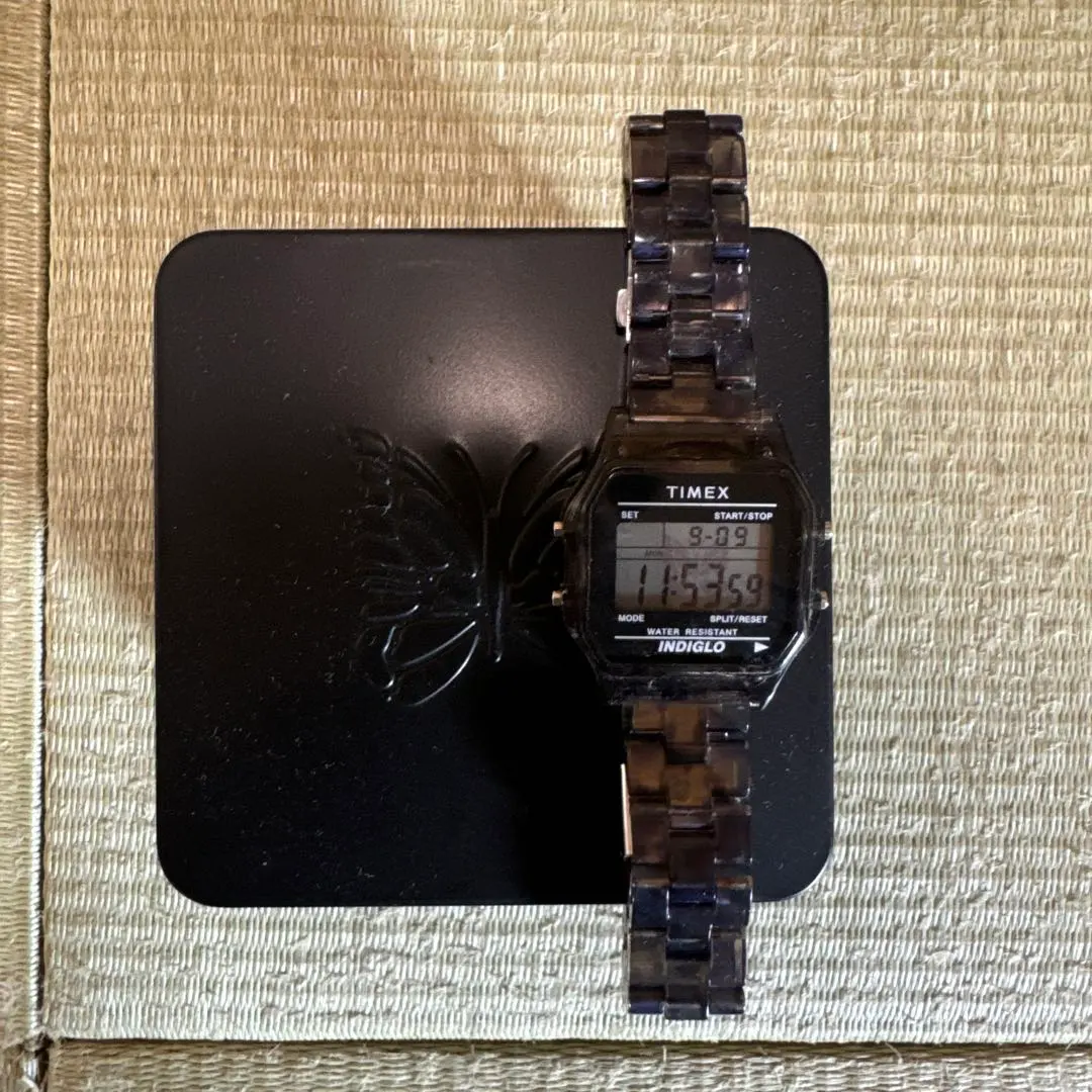 Needles✖️TIMEX INDIGLO デジタル腕時計 黒