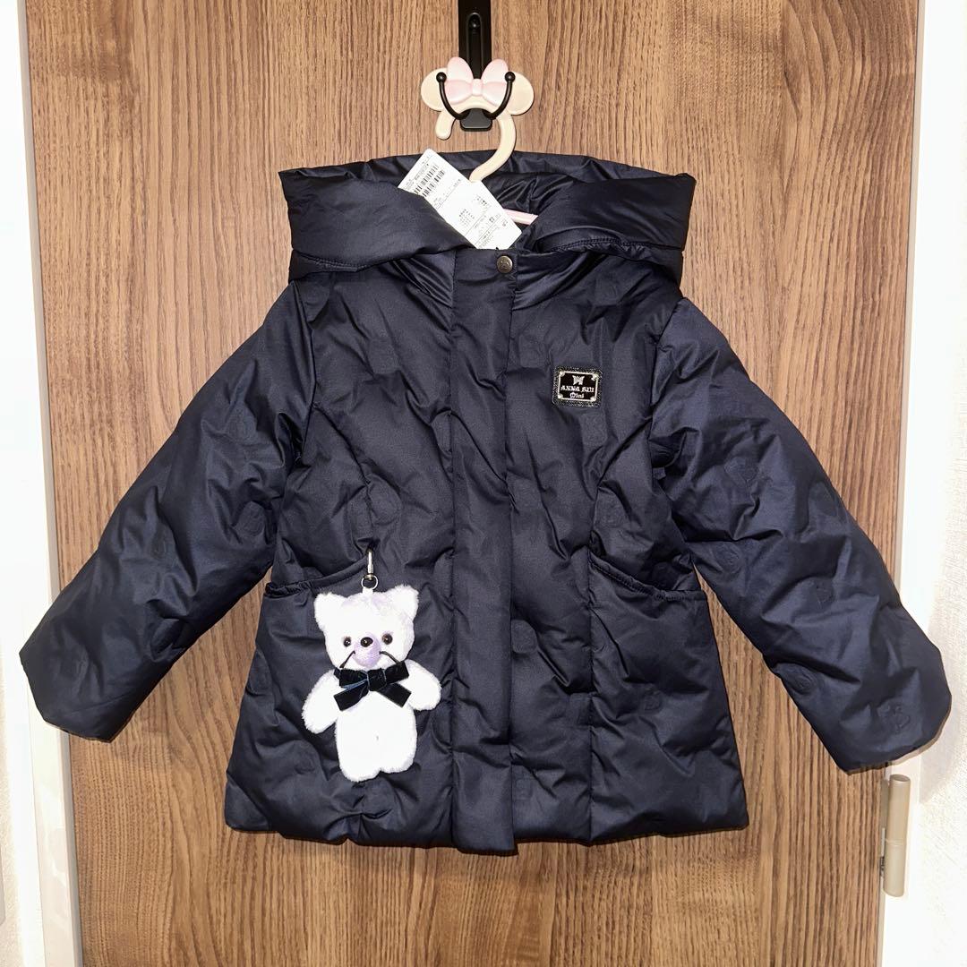 み*と様 新品タグ付き ANNA SUI mini 中綿ネコブルゾン 紺100- - メルカリ