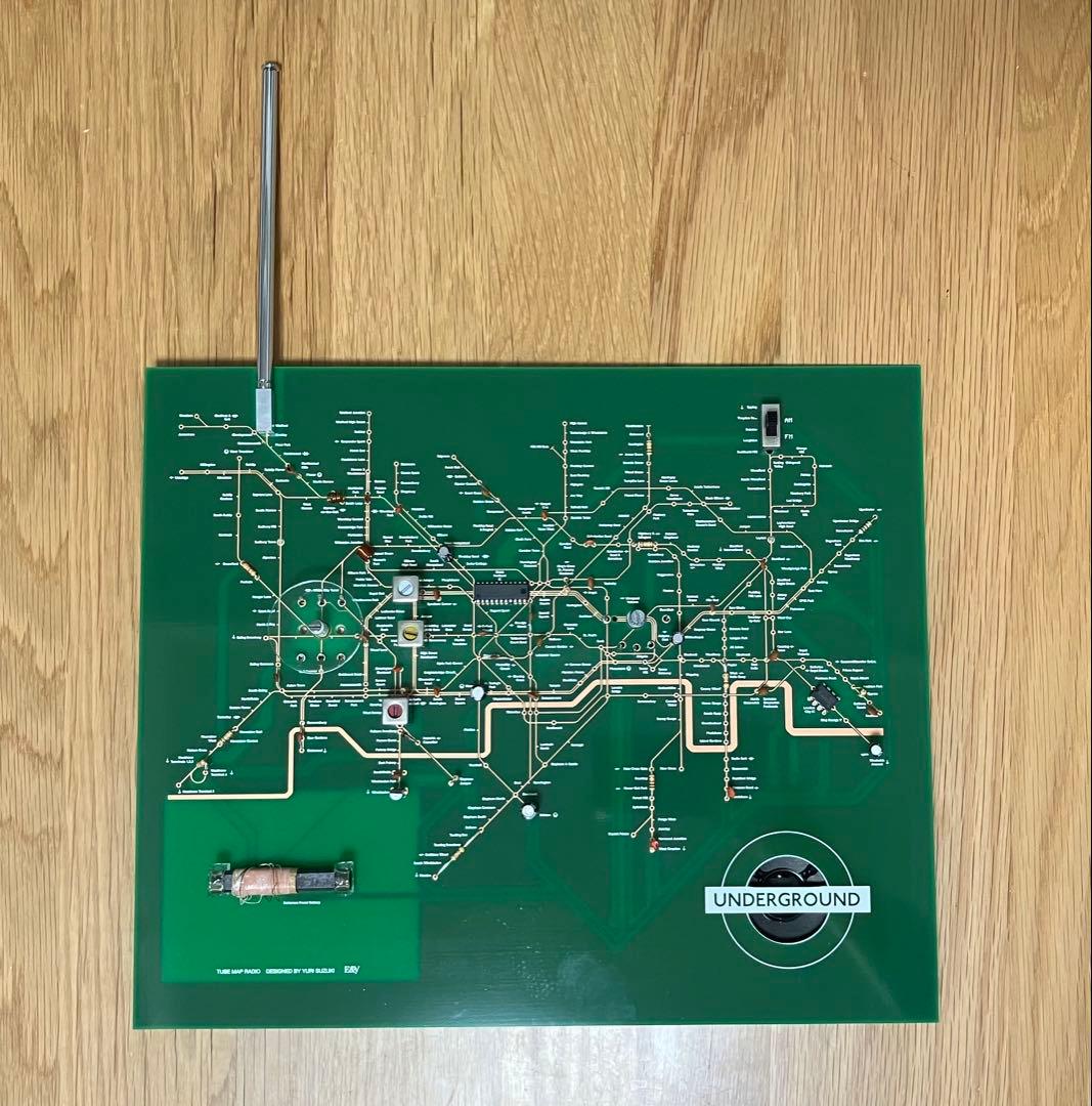 ロンドン地下鉄 Tube Map Radio 電子回路