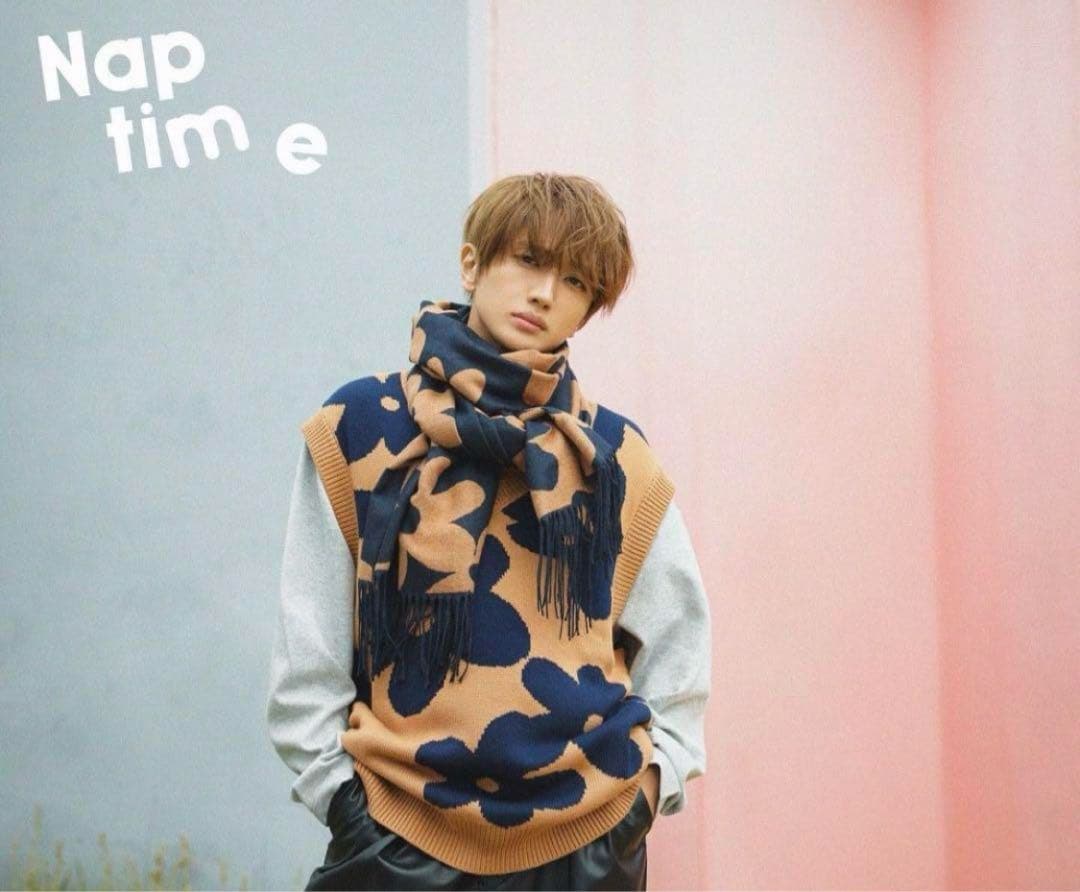 naptime ナップタイム ニットベスト Nissy 西島隆弘 2023 FALL/WINTER COLLECTION》受注販売START!!!!! ⁡ 受注受付は