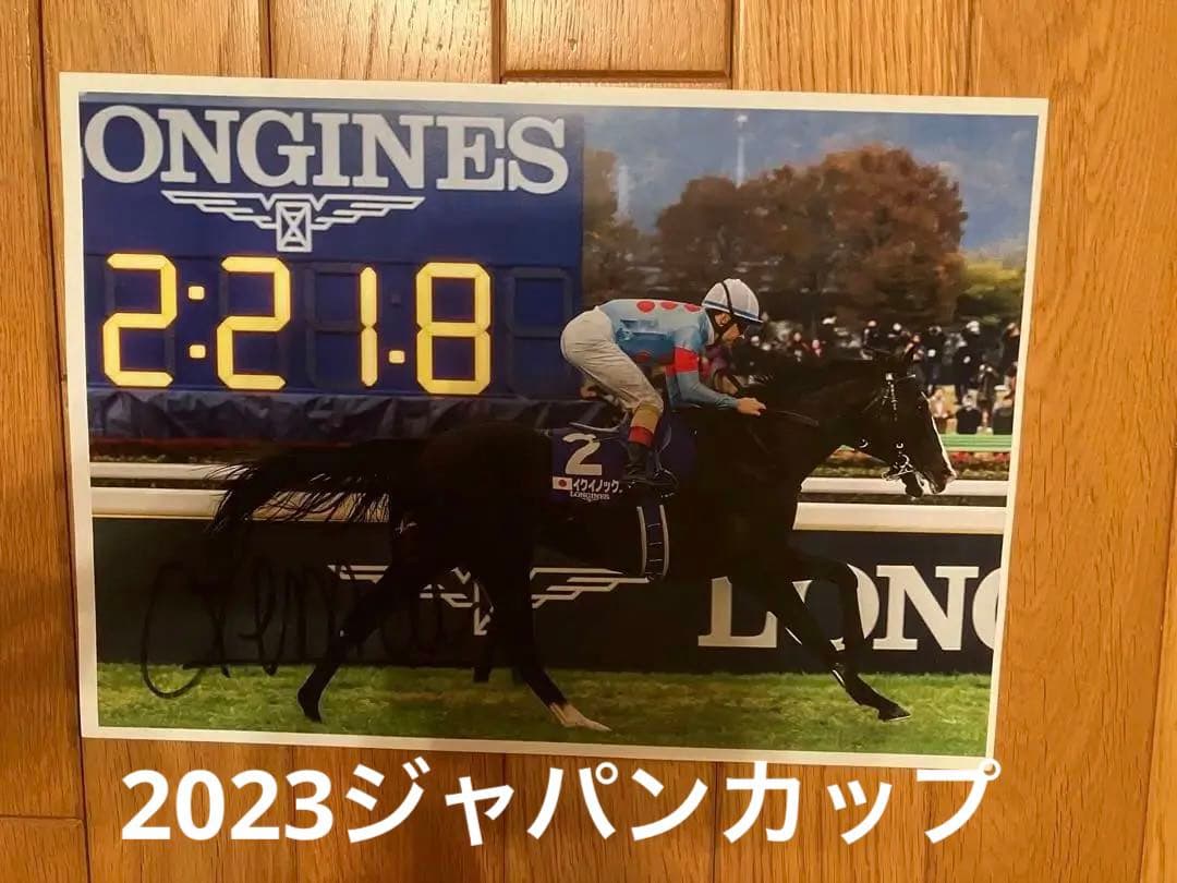 イクイノックス　鬣　たてがみ　2023ジャパンカップ　C・ルメール騎手直筆サイン ジャパンカップ】ルメール「感動しました」イクイノックスがG1・6連勝