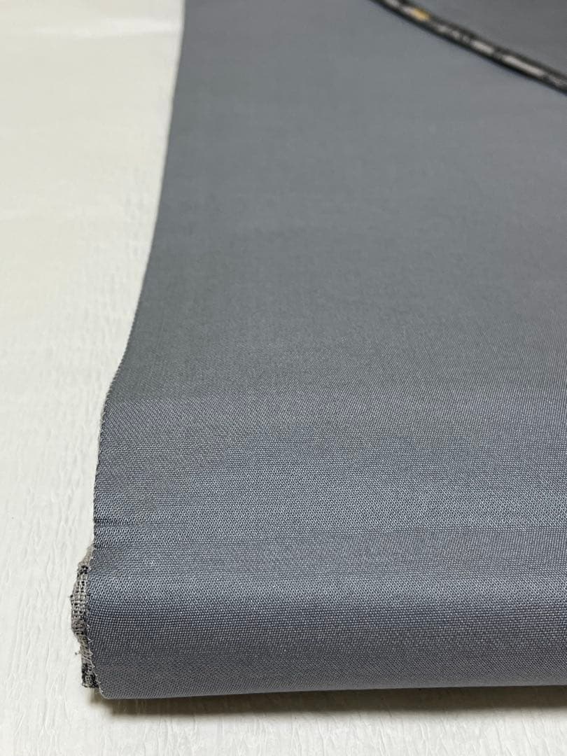 【門間貴美子 】新品未使用　正絹 洒落袋帯 草花唐草文様 錫色グレー 紬調