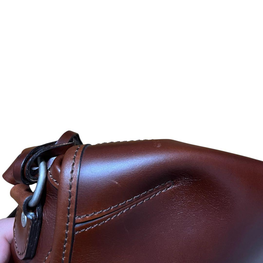 KI2926様専用 極美品HERGOPOCH06-OVL ワキシングレザー 牛革 - メルカリ