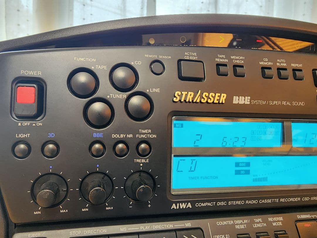 74 AIWA CSD-XR90改Bluetooth CDラジカセ準完動品 - メルカリ