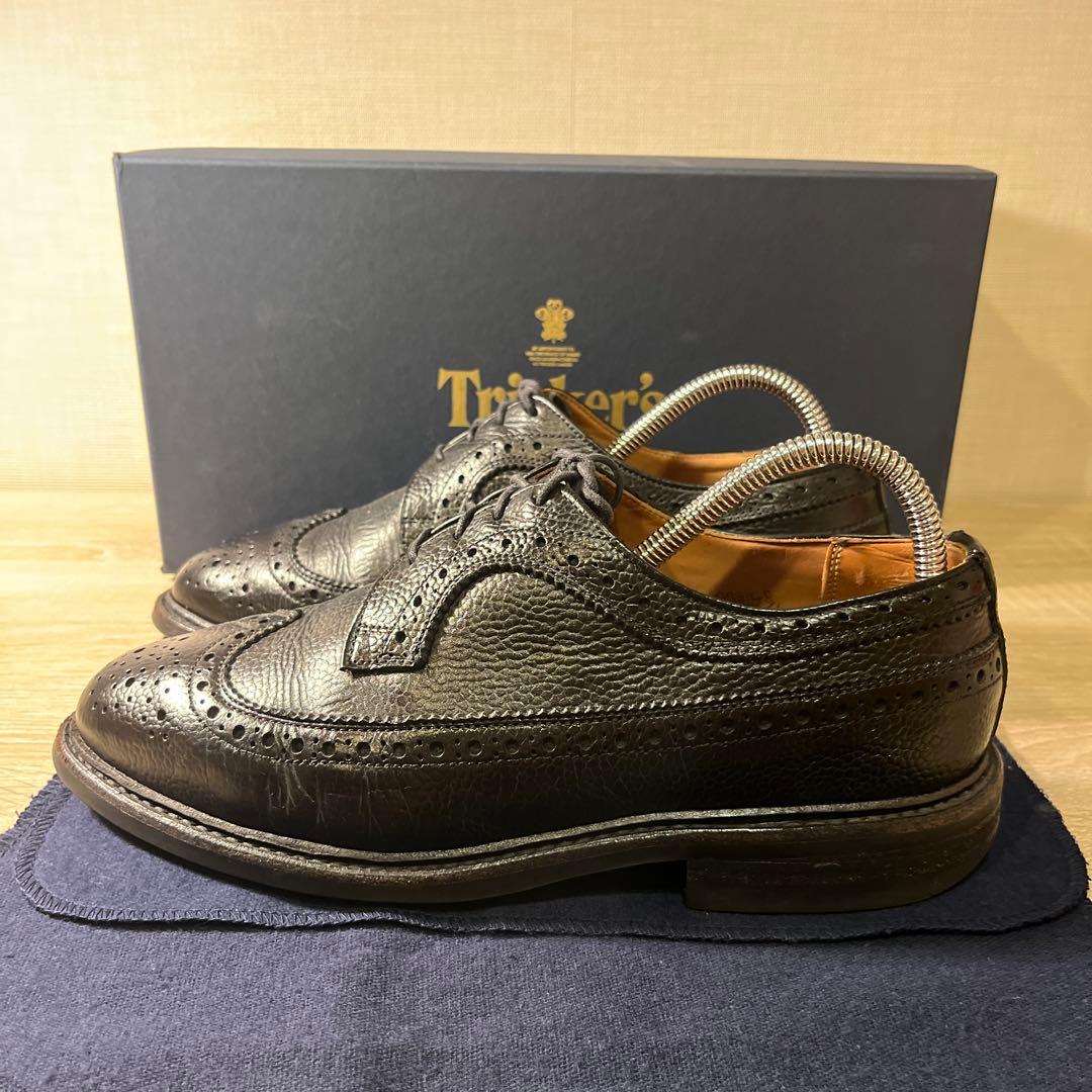 Tricker's Olivvia Black UK6.5 トリッカーズ 美品 - メルカリ