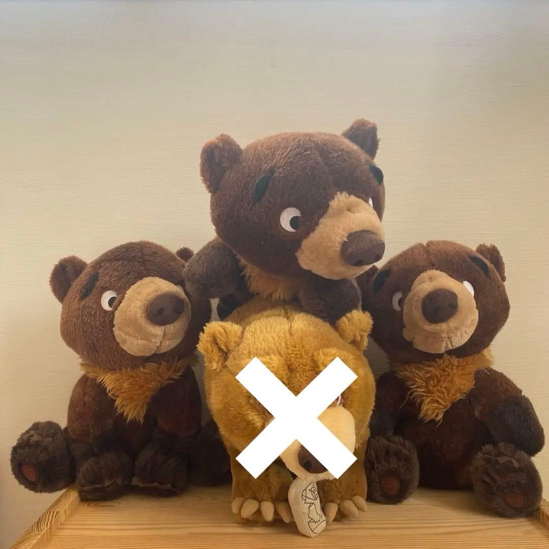 【極美品】ディズニーストア ブラザーベア コーダ ぬいぐるみ セット 匿名配送 ディズニーストア ブラザー・ベア コーダ ぬいぐるみ 新品 タグ付き